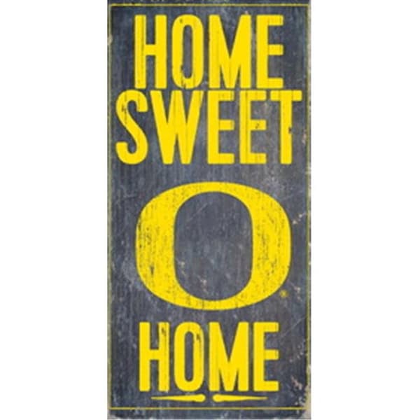 Fan Creations Oregon Ducks Wood Sign - Home Sweet Home 6"x12" 7846004819 - main